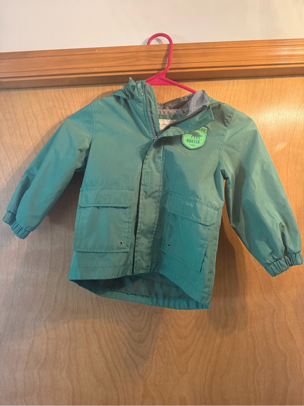 Carter's Teal Hooded Kids Rain Jacket